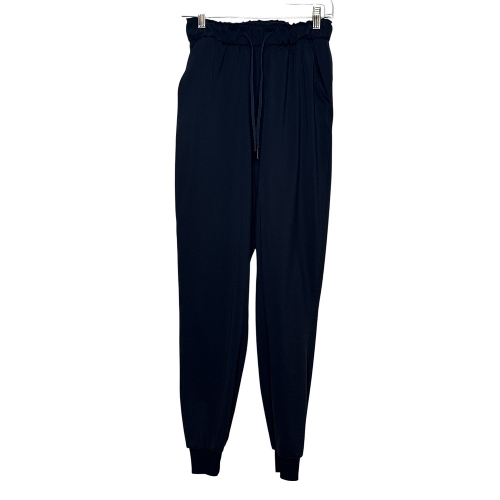 Lululemon Women's Keep Moving Navy Blue High Rise Jogger Pant Size 4